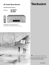 Panasonic SADA10 User manual
