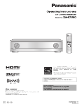 Panasonic SAXR700 Owner's manual