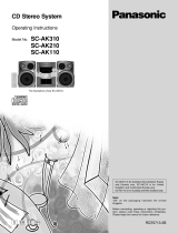 Panasonic SCAK210 User manual