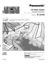 Panasonic SCAK100P User manual