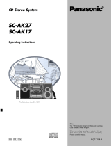 Panasonic sc ak 17 Owner's manual
