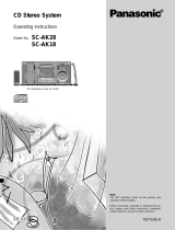 Panasonic SCAK18 Owner's manual