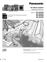 Panasonic SAAK320 - MINI HES W/CD PLAYER User manual