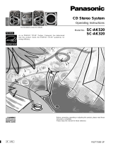 Panasonic SCAK520 Owner's manual