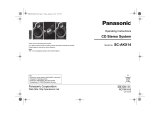 Panasonic SCAKX14GN Operating instructions