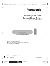Panasonic SCALL7CDEG Operating instructions