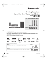 Panasonic SCBT200 Operating instructions