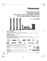 Panasonic SCBT205 Operating instructions