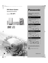 Panasonic SCDP1 Owner's manual