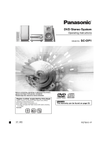 Panasonic SCDP1P User manual