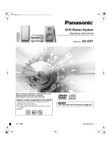 Panasonic SCDP1 Operating instructions