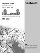 Technics SCDV170 User manual