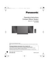 Panasonic SCHC38DBEB User manual