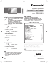 Panasonic SCHC3DB Owner's manual