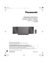 Panasonic SCHC58GN User manual