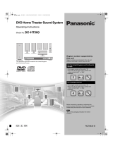 Panasonic SCHT500 Owner's manual