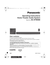 Panasonic SCHTB500EB Operating instructions