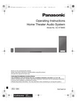 Panasonic SCHTB685EG Owner's manual
