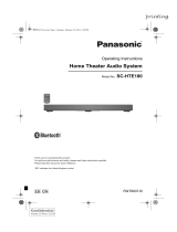 Panasonic SCHTE180GN Owner's manual