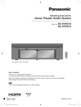 Panasonic SCHTR310 Owner's manual