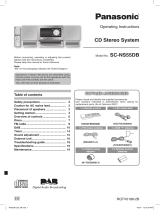 Panasonic SCNS55DB Operating instructions