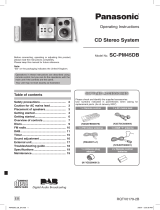 Panasonic SCPM45DB Operating instructions