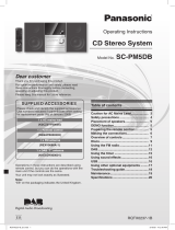 Panasonic SCPM5DB Owner's manual