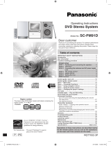 Panasonic SCPM91D User manual