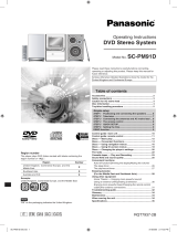 Panasonic SCPM91D Owner's manual