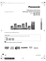 Panasonic SCPT175 Owner's manual
