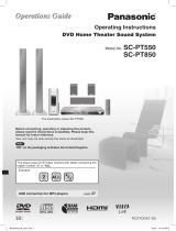 Panasonic SCPT550 Owner's manual