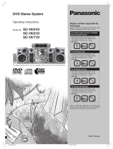 Panasonic SCVK81D Operating instructions