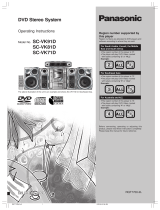 Panasonic SCVK81D User manual
