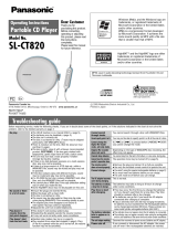 Panasonic SL-CT820 Owner's manual