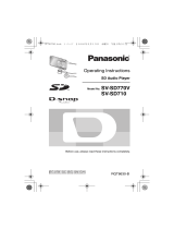 Panasonic SVSD710 Owner's manual