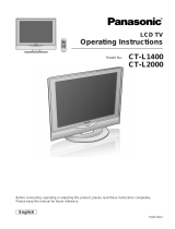 Panasonic CTL1400 User manual