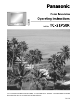 Panasonic TC21P50R Operating instructions