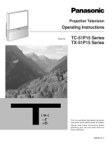 Panasonic TC51P15G Operating instructions