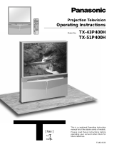Panasonic TX51P400X User manual