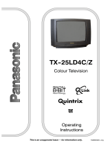Panasonic TX25LD4CZ Operating instructions