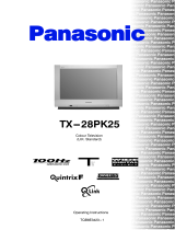 Panasonic TX28PK25 Operating instructions