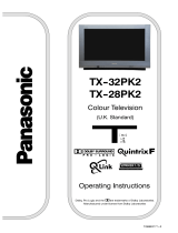 Panasonic TX28PK2 Operating instructions