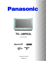 Panasonic TX28PK3L Operating instructions