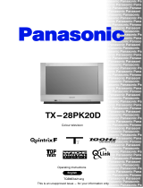 Panasonic TX28PK20D Operating instructions