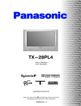 Panasonic TX-28PL4 User manual