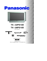 Panasonic TX28PS10D Operating instructions