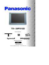Panasonic TX29PX10D Operating instructions