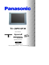 Panasonic TX29PX10FM Operating instructions