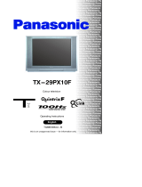 Panasonic TX29PX10F Operating instructions
