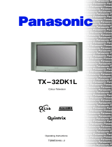 Panasonic TX32DK1L Operating instructions